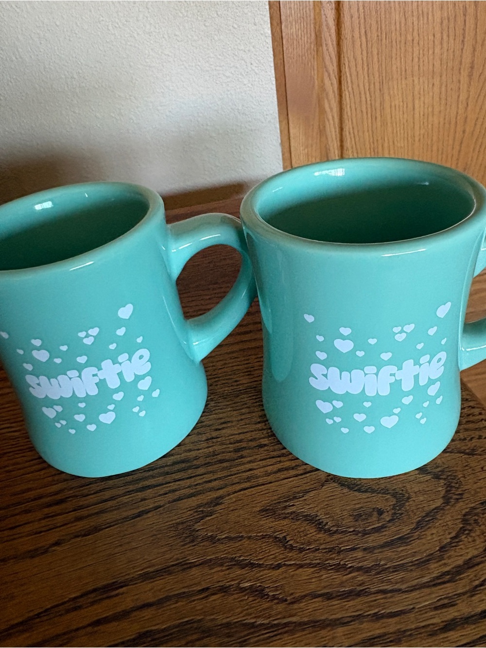 Swiftie Teal Ceramic Mug - Set of 2
